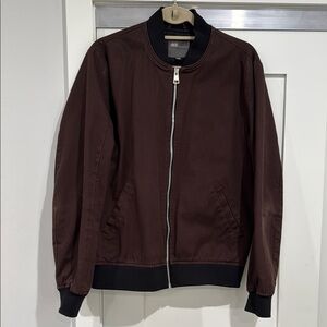 Men's Brown Bomber Jacket